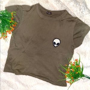 Alien Embroidered Tee